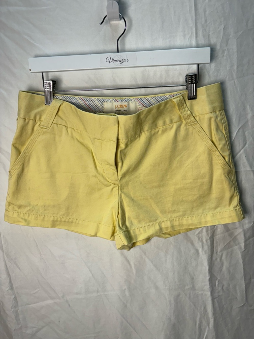 J. Crew Women's Yellow Chino Shorts - NWT size 8